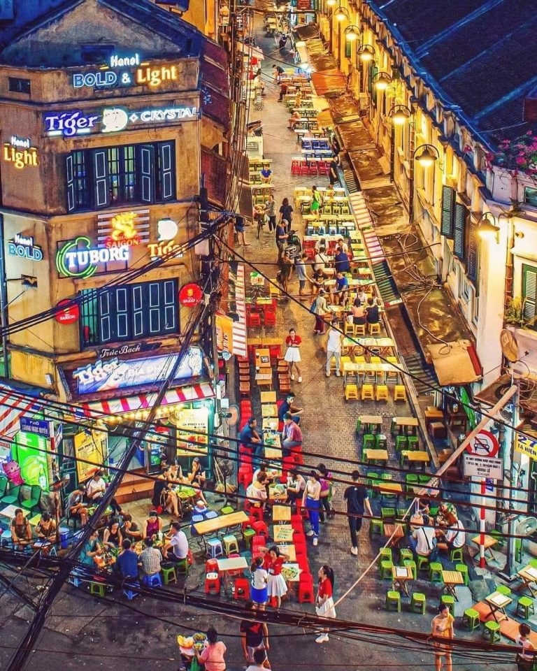 phố bia tạ hiện